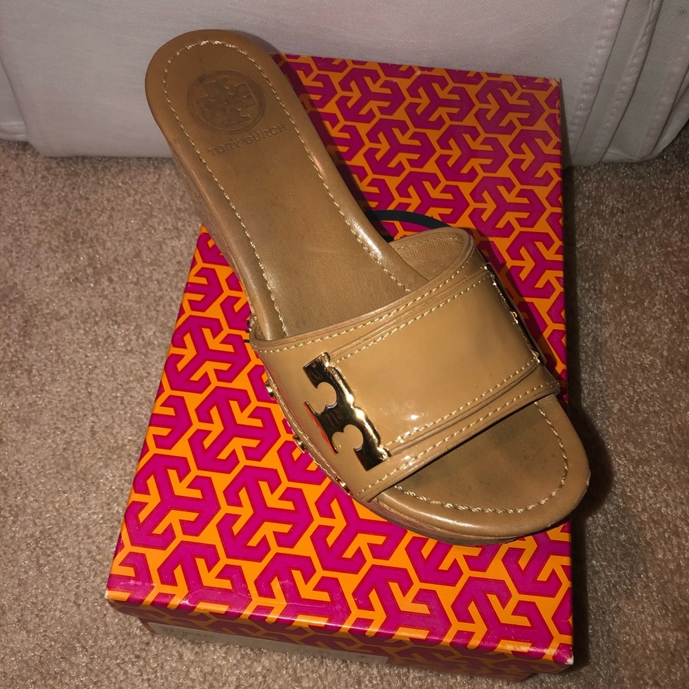 Tory Burch mule wedges
